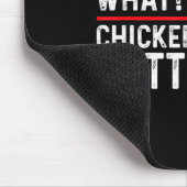 Funny Guess What_ Chicken Butt! Graphic Design Muismat (Hoek)