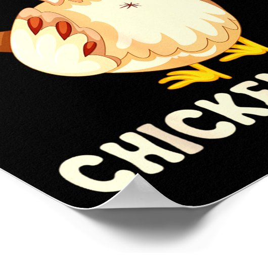 Funny Guess What_ Chicken Butt! Graphic Design  Poster (Hoek)