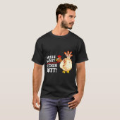 Funny Guess What_ Chicken Butt! Graphic Design T-shirt (Voorkant volledig)