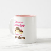 Funny Guidance Counselor Tweekleurige Koffiemok (Voorkant links)