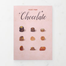 Funny Guilt Free Chocolate Pralines Humor Birthday