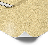 Funny Guilty Shark op Beach Poster (Hoek)