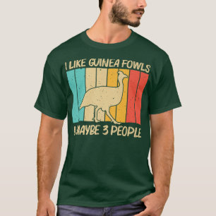 Funny Guinea Fowl for Men Women Bird Lover Chicken T-shirt