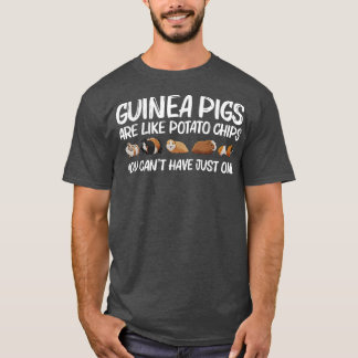Funny Guinea Pig Art For Men Women Rodent Animal G T-shirt