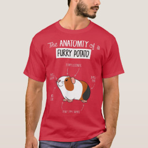 Funny Guinea Pig citeert anatomie van een gier Aar T-shirt