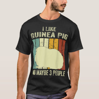 Funny Guinea Pig Design for Men Kinder Guinee T-shirt