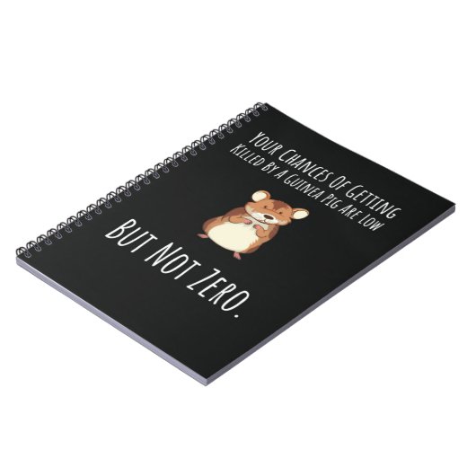 Funny Guinea Pig Gifts Animal Humor Pet Cavy Notitieboek (Linkerzijde)
