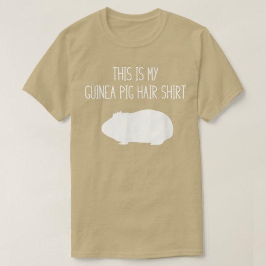 Funny Guinea Pig Hair T-shirt (Design voorkant)