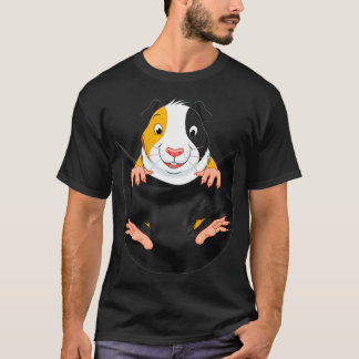 Funny Guinea Pig in Your Pocket (2) T-shirt