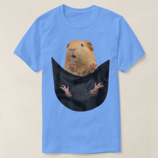 Funny Guinea Pig in Your Pocket Shirt (Design voorkant)