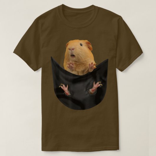 Funny Guinea Pig In Your Pocket Shirt 1527  (Design voorkant)