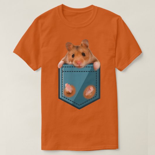 Funny Guinea Pig in Your Pocket T-shirt (Design voorkant)