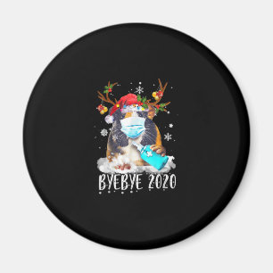 Funny Guinea Pig Kerstmis Masker Dag Dag 2020 Magneet