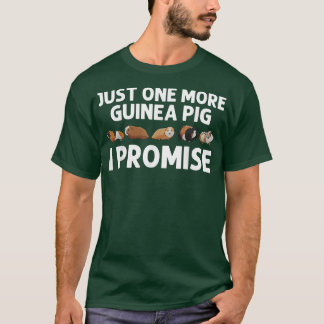 Funny Guinea Pig Kunst voor mannen Rodent Animal G T-shirt