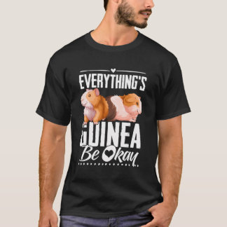 Funny Guinea Pig Lover Graphic For Women And Men G T-shirt
