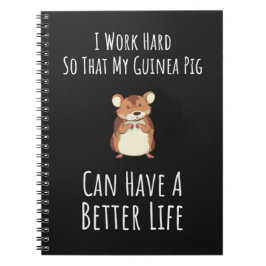 Funny Guinea Pig Owner Gifts Pet Lover Humor Notitieboek