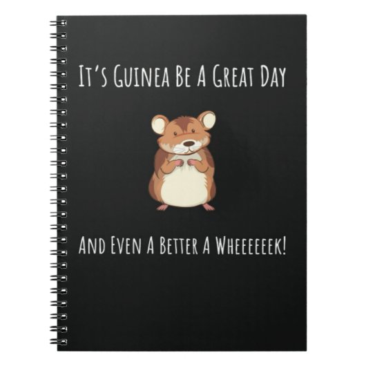 Funny Guinea Pig Pun Gifts Cute Animal Pet Notitieboek (Voorkant)