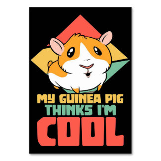 Funny Guinea Pig Rodent Perfect Gift Ideas Kaart