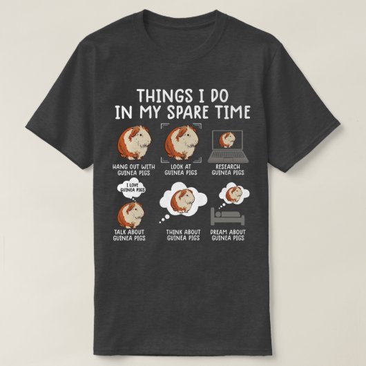 funny guinea pig shirt srcastic humor guinea pig p (Design voorkant)