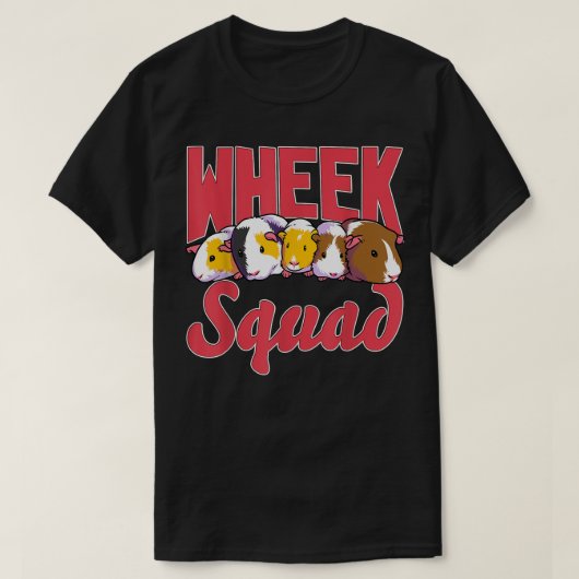 Funny Guinea Pig Wheek Squad Hamster Furry Potato T-shirt (Design voorkant)