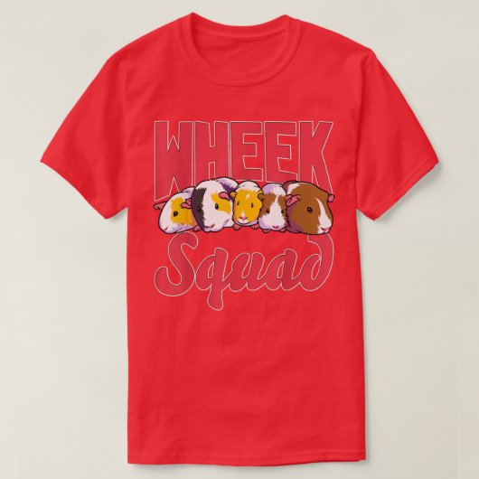 Funny Guinea Pig Wheek Squad Hamster Furry Potato T-shirt (Design voorkant)