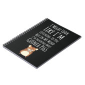 Funny Guinea Pigs Gifts Animal Pet Hamster Humor Notitieboek (Linkerzijde)