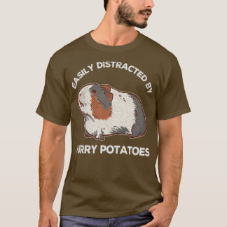 Funny Guinea Pigs Lover Wheek Furry Potato Guinea T-shirt