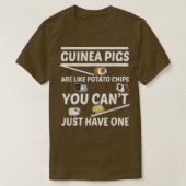 FUNNY GUINEA PIGS ZIJN ALS POTATO CHIPS Pets Anima T-shirt (Design voorkant)