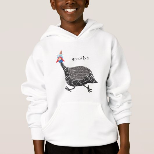 Funny Guineafowl cartoon (Voorkant)