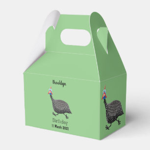 Funny Guineafowl cartoon Bedankdoosjes