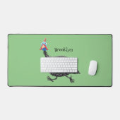 Funny Guineafowl cartoon Bureaumat (Keyboard & Muis)