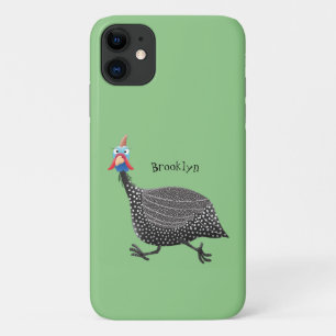 Funny Guineafowl cartoon Case-Mate iPhone Case