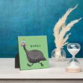 Funny Guineafowl cartoon Fotoplaat (Insitu)