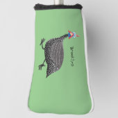 Funny Guineafowl cartoon Golfheadcover (Draai 90)