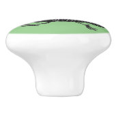 Funny Guineafowl cartoon Keramische Knop (Zijkant)