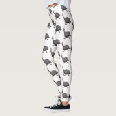 Funny Guineafowl cartoon Leggings (Links)