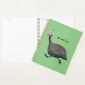 Funny Guineafowl cartoon Planner (Display)