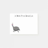 Funny Guineafowl cartoon Post-it® Notes (Voorkant)