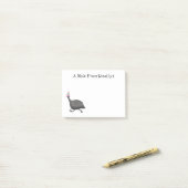 Funny Guineafowl cartoon Post-it® Notes (Op bureau)