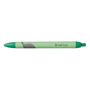 Funny Guineafowl cartoon Zwarte Inkt Pen