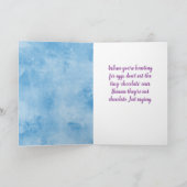 Funny Guinee Foto: Eet geen chocolade-eieren Kaart (Binnen)