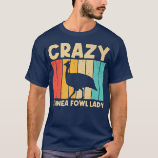 Funny Guinee Fowl Design for Women Girls Guinee T-shirt