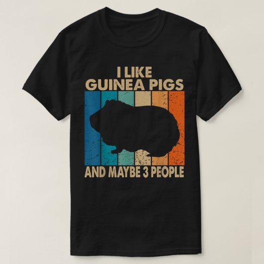 Funny Guinee Varkens voor mannen Kinder  Guinee T-shirt (Design voorkant)