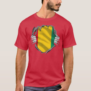 Funny Guinee-vlag Afrika  T-shirt