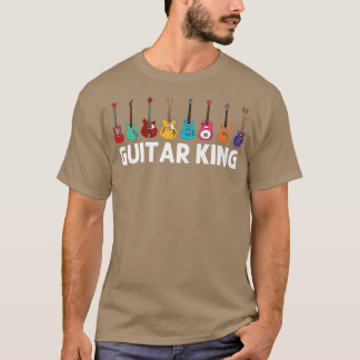 Funny Guitar Art Mannen opa Guitar Player Music I T-shirt
