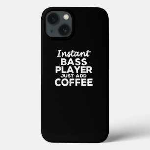 Funny Guitar Bass Spelers Gift Coffee Lovers Case-Mate iPhone Case