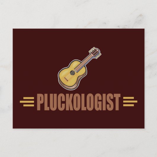 Funny Guitar Briefkaart (Voorkant)
