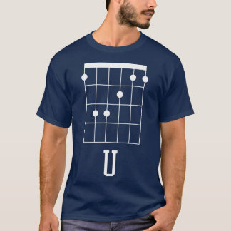 Funny Guitar F Chord F U Guitarist Musician T-shirt