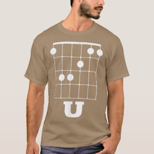 Funny Guitar F Chord U 837 T-shirt