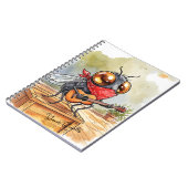 Funny Guitar Fly Art Notitieboek (Linkerzijde)